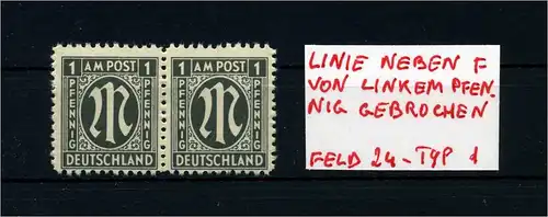 BIZONE 1945 Nr 16 postfrisch (105366)