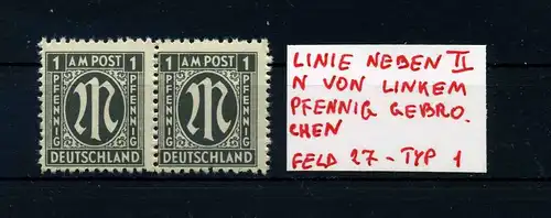BIZONE 1945 Nr 16 postfrisch (105367)