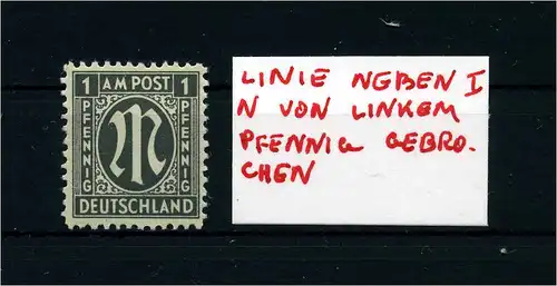 BIZONE 1945 Nr 16 postfrisch (105388)