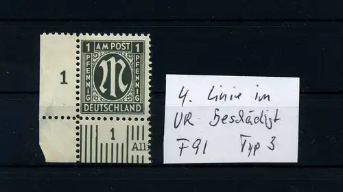BIZONE 1945 Nr 16 postfrisch (105401)