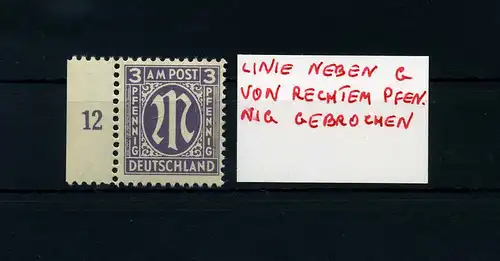 BIZONE 1945 Nr 17 postfrisch (105419)