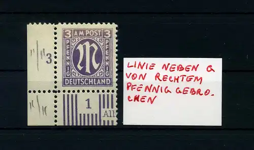 BIZONE 1945 Nr 17 postfrisch (105421)