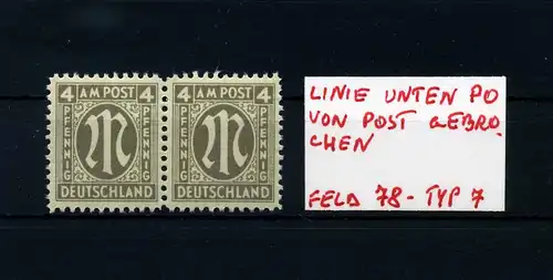 BIZONE 1945 Nr 18 postfrisch (105431)