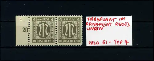BIZONE 1945 Nr 18 postfrisch (105442)