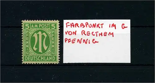BIZONE 1945 Nr 12 postfrisch (105464)