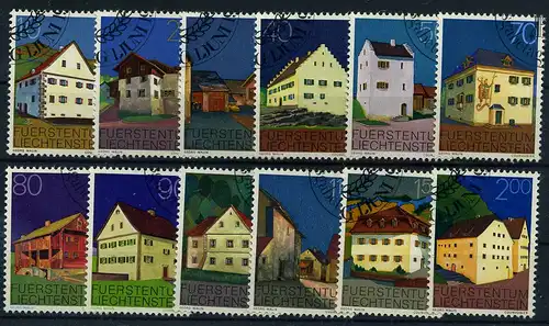 LIECHTENSTEIN 1978 Nr 694-705 gestempelt (105520)