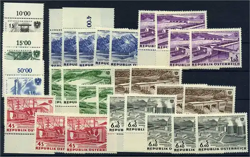OESTERREICH Lot aus 1961-1962 postfrisch (105556)