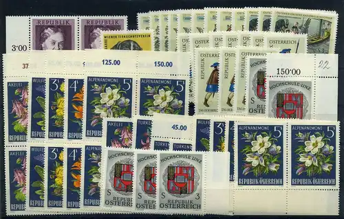 OESTERREICH Lot aus 1966 postfrisch (105559)