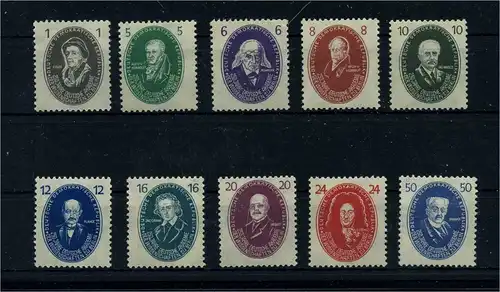 DDR 1950 Nr 261-270 postfrisch (105739)