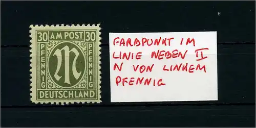 BIZONE 1945 Nr 29 postfrisch (105841)