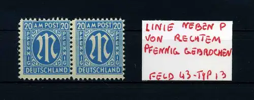 BIZONE 1945 Nr 26 postfrisch (105896)