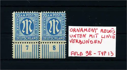 BIZONE 1945 Nr 26 postfrisch (105904)
