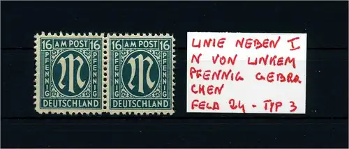 BIZONE 1945 Nr 25 postfrisch (105910)
