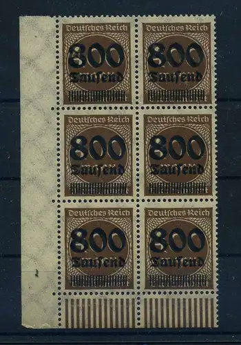 DEUTSCHES REICH 1923 PLATTENFEHLER Nr 305II postfrisch (106026)