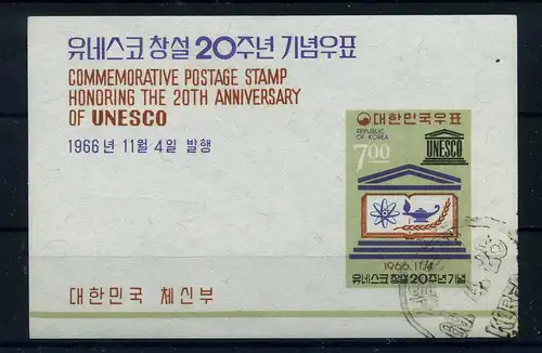 SUEDKOREA 1966 Bl.240 gestempelt (106260)