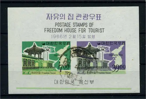 SUEDKOREA 1966 Bl.223 gestempelt (106263)