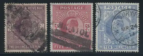 GROSSBRITANNIEN 1902 Nr 115-117 gestempelt (106877)