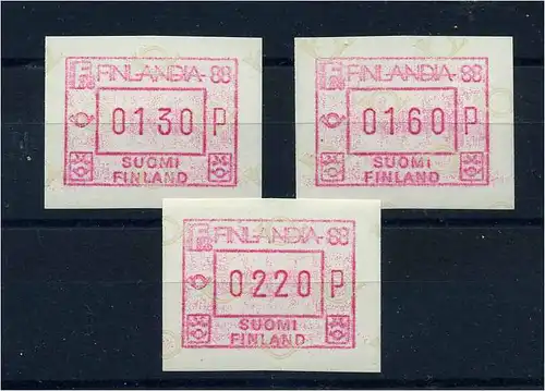 FINNLAND ATM 1986 Nr 2 S1 postfrisch (106318)