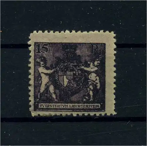 LIECHTENSTEIN 1921 Nr 52B ungebraucht (106533)