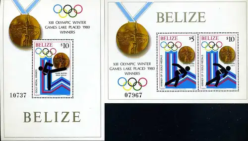 BELIZE 1980 Bl.20+21 postfrisch (107383)