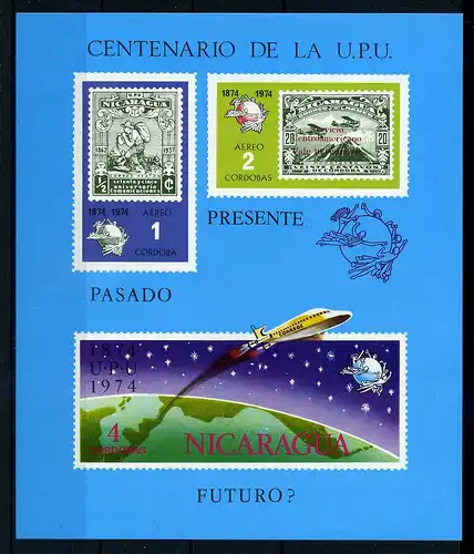 NICARAGUA 1974 Bl.81 I postfrisch (107400)