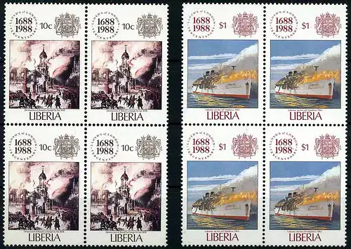 LIBERIA 1988 Nr 1435+1438 postfrisch (107689)