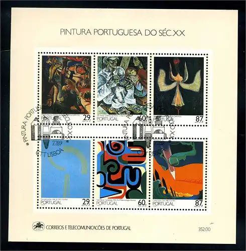 PORTUGAL 1989 Bl.68 gestempelt (107990)
