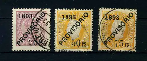 PORTUGAL 1893 Nr 93-95 gestempelt (108144)