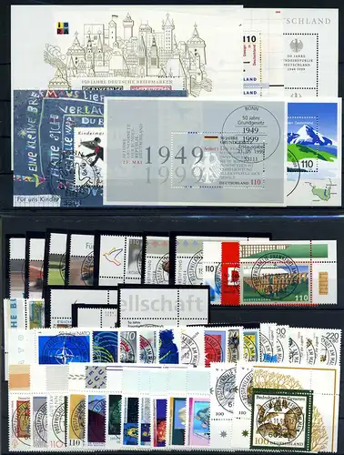 BUND Lot aus 1999 gestempelt (108501)