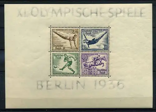 DEUTSCHES REICH 1936 Block 5 postfrisch (108635)