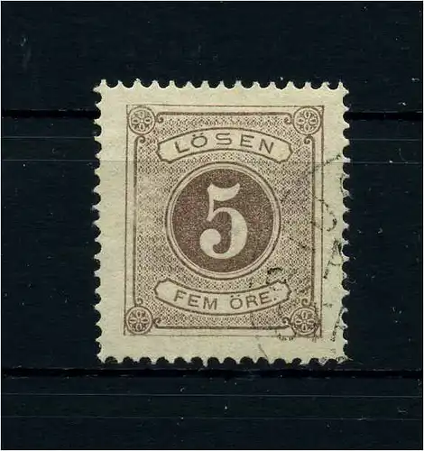 SCHWEDEN 1874 Nr P3A gestempelt (108647)