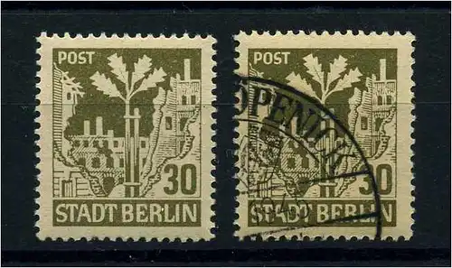 SBZ 1945 Nr 7Awbx postfrisch (109117)