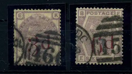 GROSSBRITANNIEN 1883 Nr 70-71 gestempelt (109225)