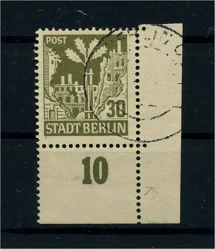 SBZ 1945 Nr 7Awbz DZ gestempelt (110457)