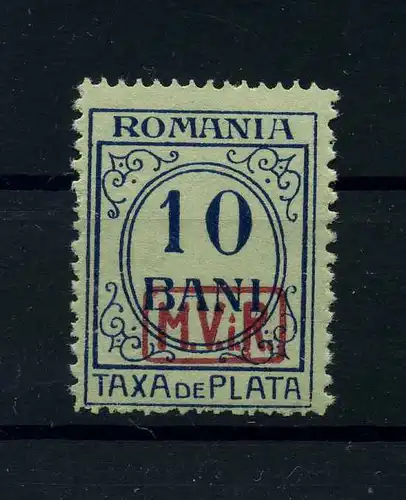 MV RUMAENIEN 1918 Nr P2 postfrisch (110522)