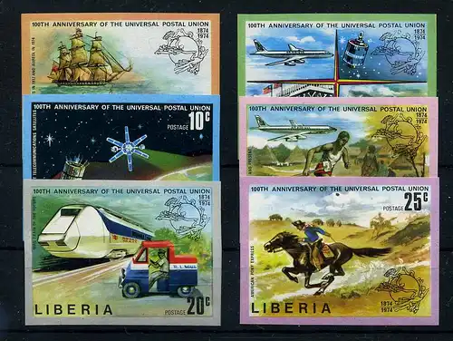 LIBERIA 1974 Nr 907-912B postfrisch (110751)