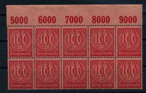DEUTSCHES REICH 1922 Nr D74 postfrisch (111007)