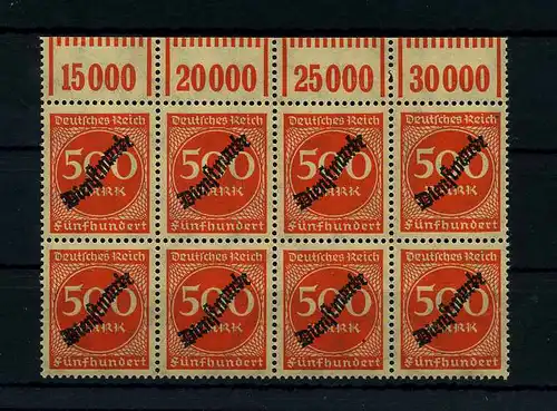 DEUTSCHES REICH 1923 Nr D81 postfrisch (111013)