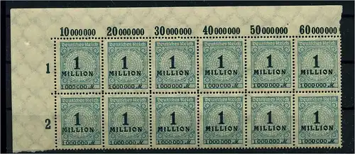 DEUTSCHES REICH 1923 Nr 314 postfrisch (111060)
