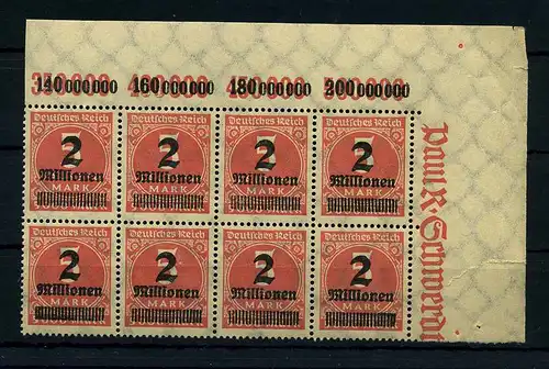 DEUTSCHES REICH 1923 Nr 312A postfrisch (111065)
