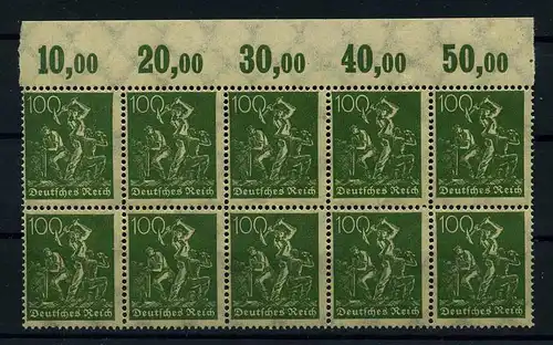 DEUTSCHES REICH 1921 Nr 187 postfrisch (111099)