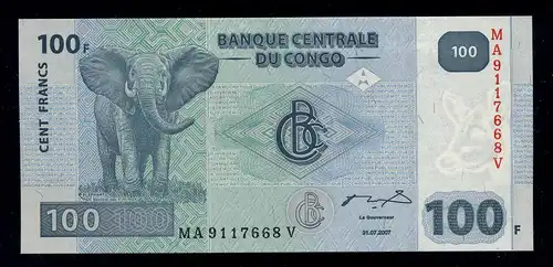 KONGO Banknote 2007 bankfrisch/unzirkuliert (111145)