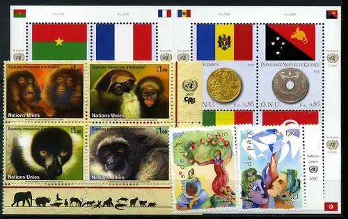 UNO GENF Lot aus 2007 postfrisch (111244)