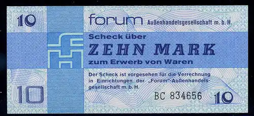DDR 10 Mark Forumsscheck siehe Beschreibung (111302)