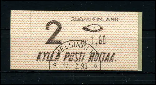 FINNLAND ATM 1991 Nr 10.1 Z2 gestempelt (111350)
