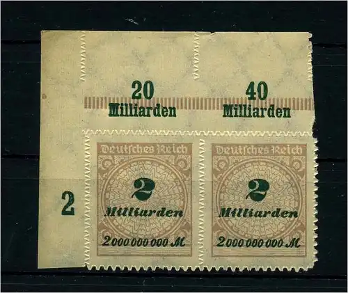 DEUTSCHES REICH 1923 Nr 326B postfrisch (111581)