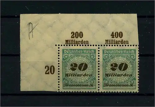 DEUTSCHES REICH 1923 Nr 329A postfrisch (111615)