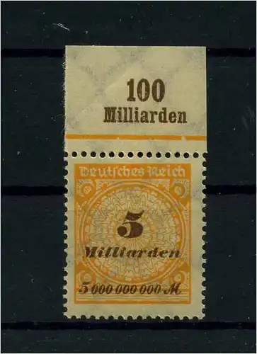 DEUTSCHES REICH 1923 Nr 327A postfrisch (111627)