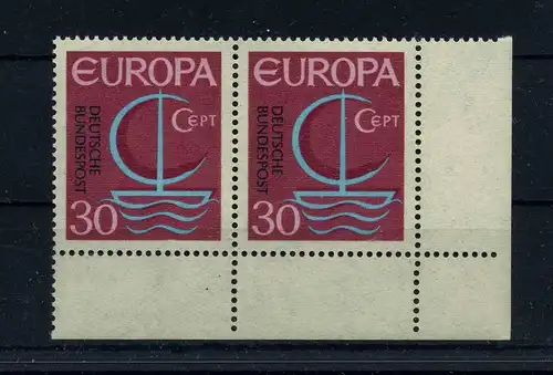 BUND 1968 PLATTENFEHLER Nr 520 I postfrisch (111809)