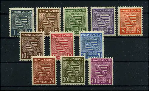 SBZ 1945 Nr 73-84X postfrisch (111843)